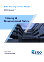Ezko Training & Development Policy
